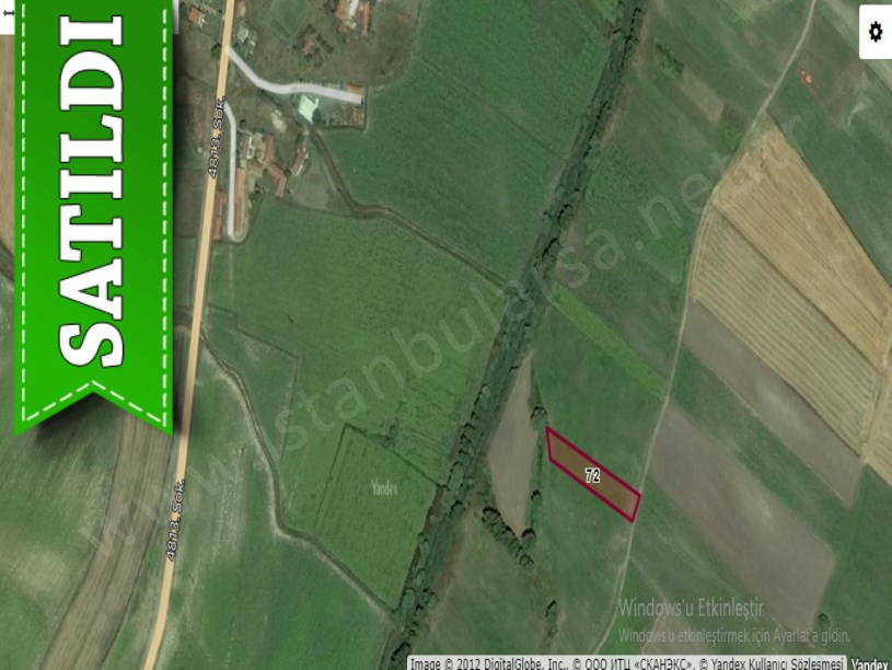 Tekirdağ Saray Yuvalıda Satılık Arsa , 460 M2 Yolu Var