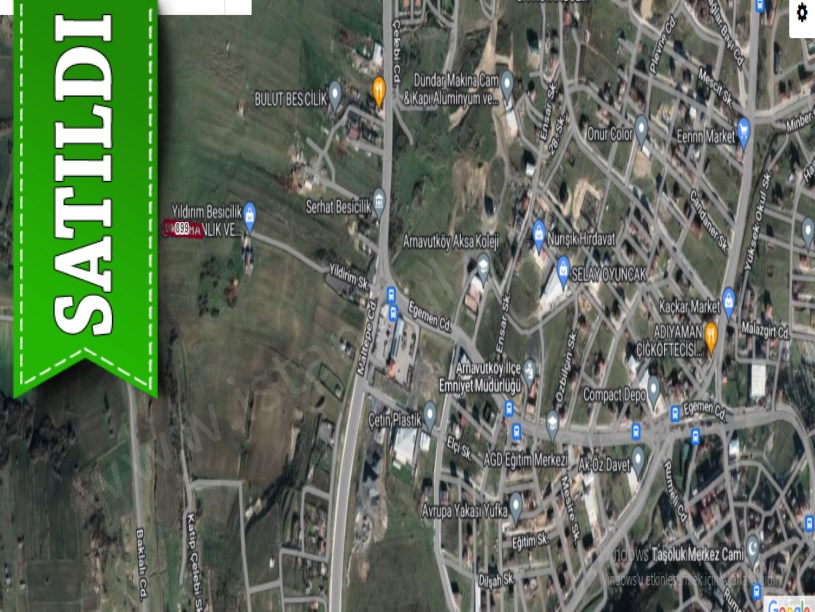 Arnavutköy Taşolukta Satılık Arsa , 212 m2 Yolu Var İmarlı