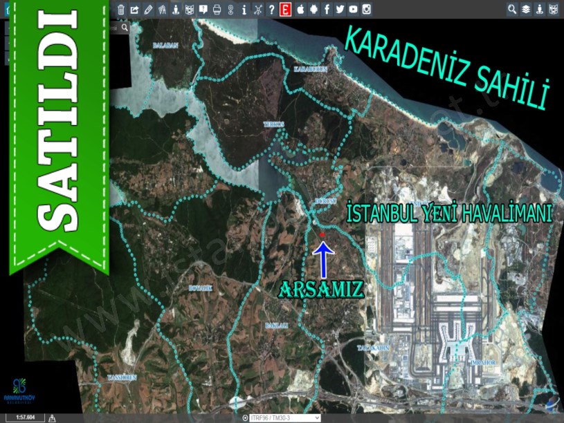 Tayakadın da satılık arsa