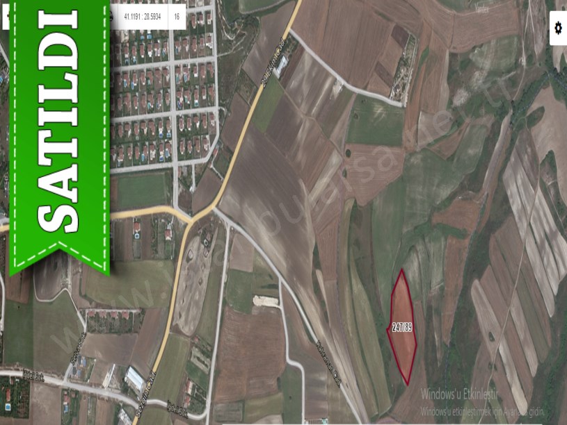 Arnavutköy Yeşilbayırda Satılık Arsa , 227 M2 Hisseli Arsa 