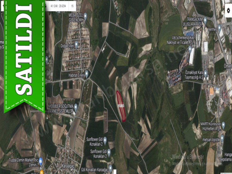 Arnavutköy Yeşilbayırda Satılık Arsa , 302 M2 Caddeye Yakın 