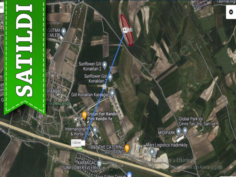Arnavutköy Yeşilbayırda Satılık Arsa , 302 M2 Caddeye Yakın 