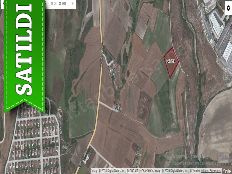 Arnavutköy Yeşilbayırda Satılık Arsa , 134 M2 Yolu Var Fabrikalara Yakın