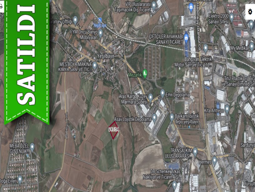Arnavutköy Yeşilbayırda Satılık Arsa , 134 M2 Yolu Var Fabrikalara Yakın