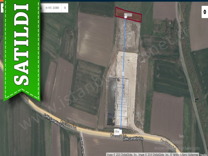 Silivri Sancaktepede Satılık Arsa , 308 M2 Çaplı Yolu Var