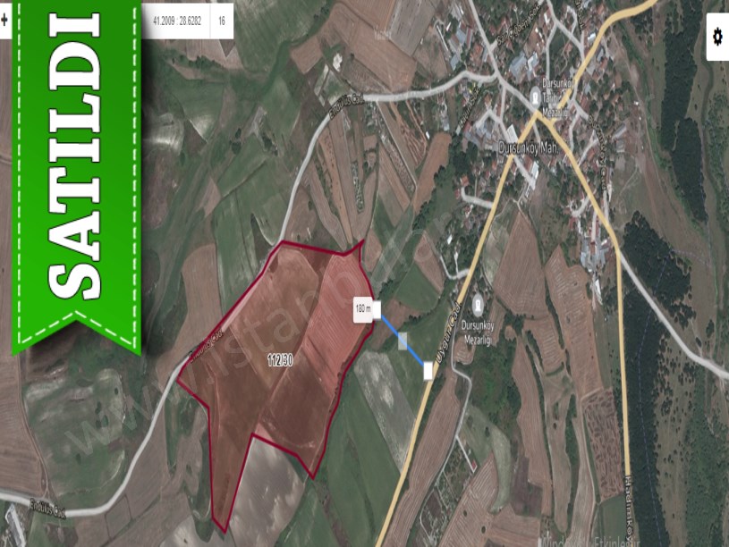 Arnavutköy Dursunköyde Satılık Arsa , 370 M2 Cadde Cephe Yolu Var