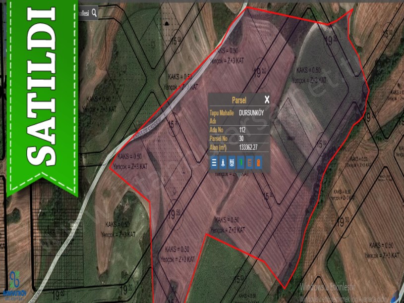 Arnavutköy Dursunköyde Satılık Arsa , 370 M2 Cadde Cephe Yolu Var