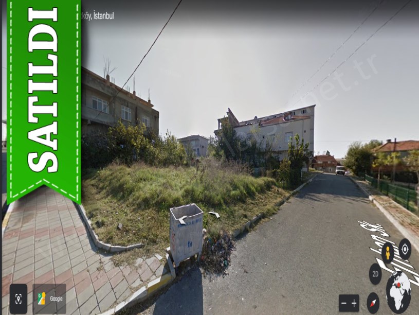 Arnavutköy Haraççıda Satılık Arsa , 439 M2 Cadde Cephe Köşe Başı