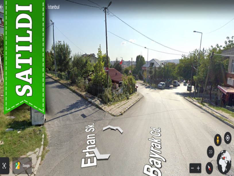 Arnavutköy Haraççıda Satılık Arsa , 439 M2 Cadde Cephe Köşe Başı