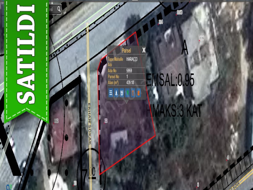 Arnavutköy Haraççıda Satılık Arsa , 439 M2 Cadde Cephe Köşe Başı
