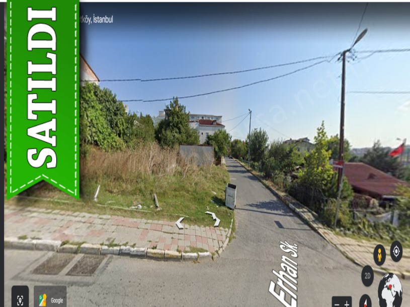 Arnavutköy Haraççıda Satılık Arsa , 439 M2 Cadde Cephe Köşe Başı
