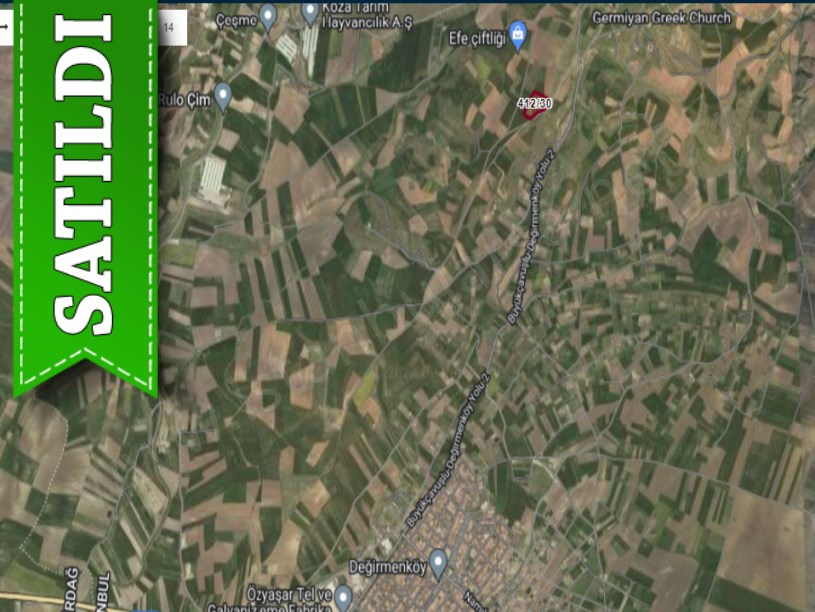 Silivri Değirmenköyde Satılık Arsa , 1,200 M2 Yola Cephe Hisseli