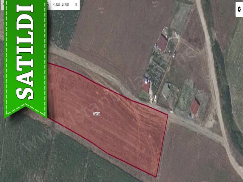 Silivri Değirmenköyde Satılık Arsa , 1,166 M2 Yola Cephe Çaplı