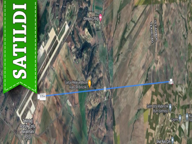 Silivri Değirmenköyde Satılık Arsa , 1,166 M2 Yola Cephe Çaplı