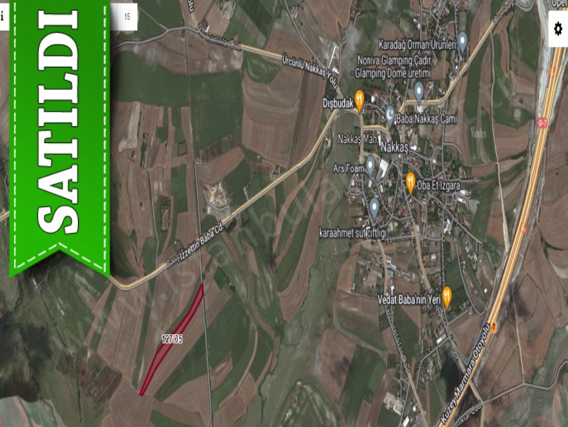 Çatalca Nakkaşta  Satılık  Arsa , 400 M2 Yolu Var Hisseli