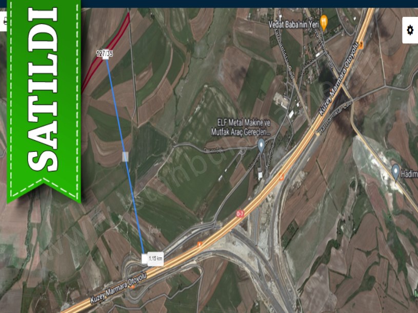 Çatalca Nakkaşta  Satılık  Arsa , 400 M2 Yolu Var Hisseli