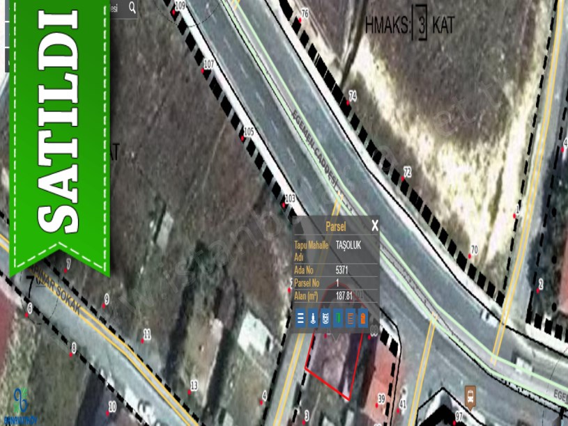 Arnavutköy Taşolukta Satılık Arsa , 188 M2 Cadde Cephe Köşebaşı