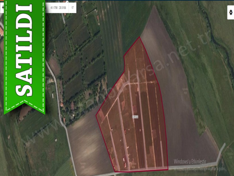 Çatalca İzzettinde Satılık Arsa , 600 m2 Yolu Var 