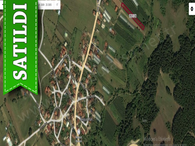 Çatalca Belgratta Satılık Arsa , 146 M2 Yolu Var