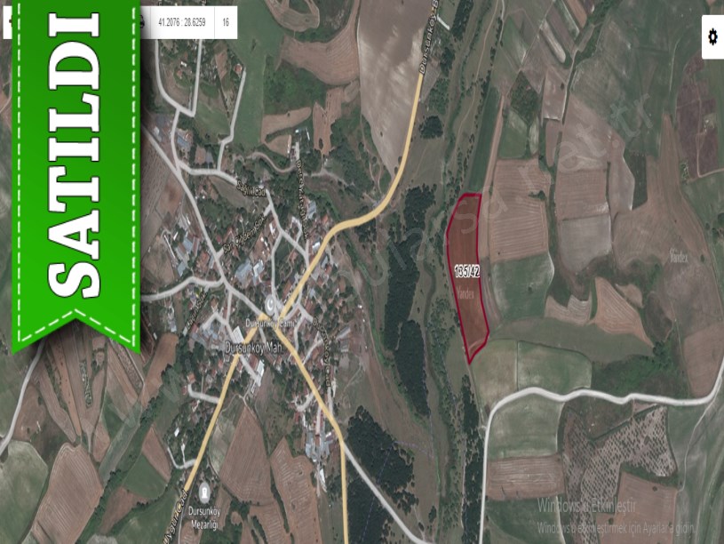Arnavutköy Dursunköyde Satılık Arsa , 224 m2 Evlerin Yakını