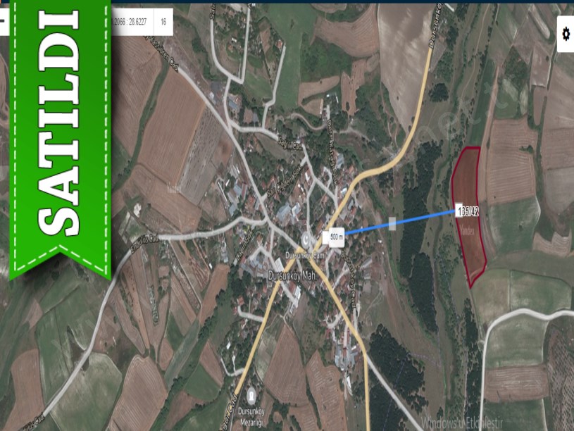Arnavutköy Dursunköyde Satılık Arsa , 224 m2 Evlerin Yakını