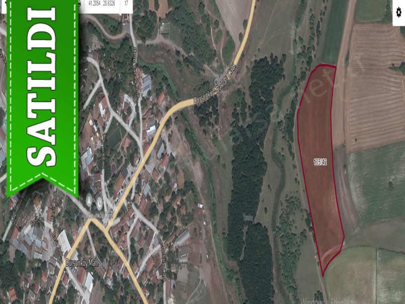 Arnavutköy Dursunköyde Satılık Arsa , 224 m2 Evlerin Yakını