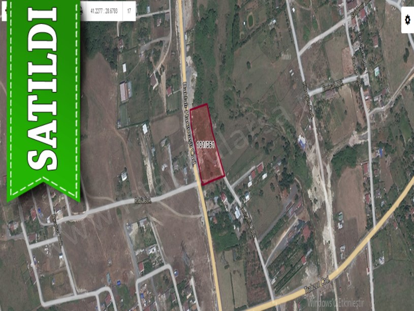 Arnavutköy Tayakadında Satılık Arsa , 266 M2 Cadde Cephe Çevrili