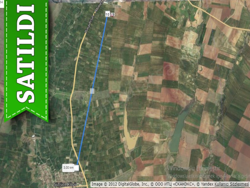 Kırklareli Pınarhisar Sütlüce,de Satılık Tarla , 3,367 M2 Müstakil Yolu Var