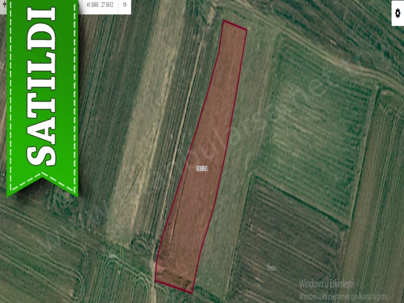 Kırklareli Pınarhisar Sütlüce,de Satılık Tarla , 2,183 M2 Yolu Var Müstakil