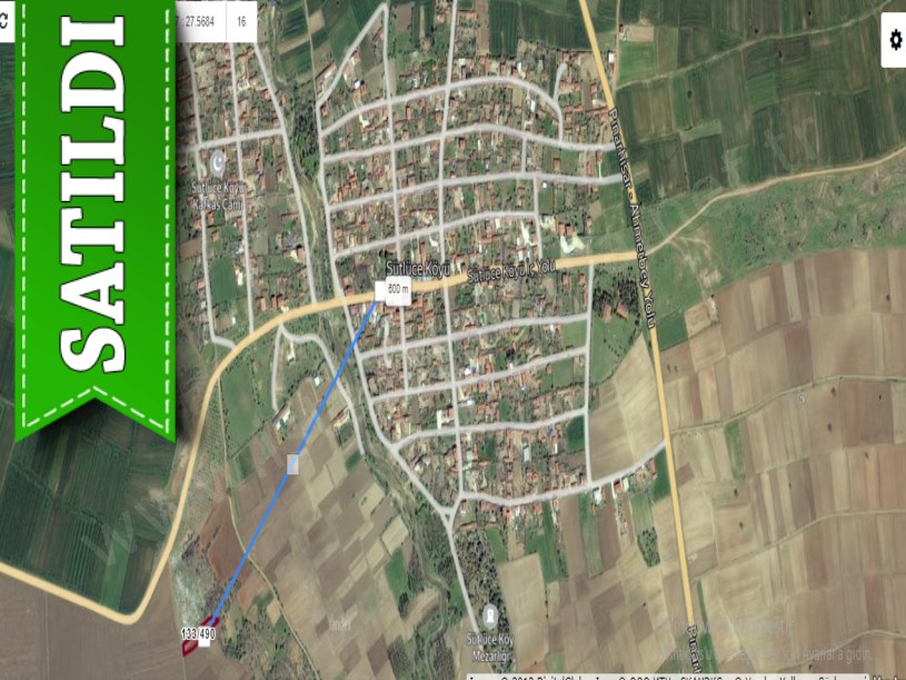 Kırklareli Pınarhisar Sütlüce,de Satılık Tarla , 1,102 M2 Köye Yakın Yolu Var