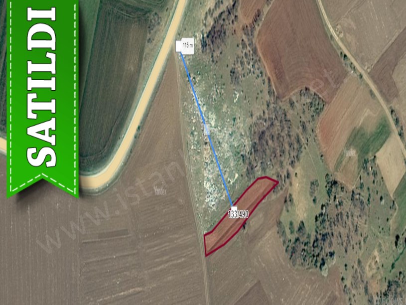 Kırklareli Pınarhisar Sütlüce,de Satılık Tarla , 1,102 M2 Köye Yakın Yolu Var