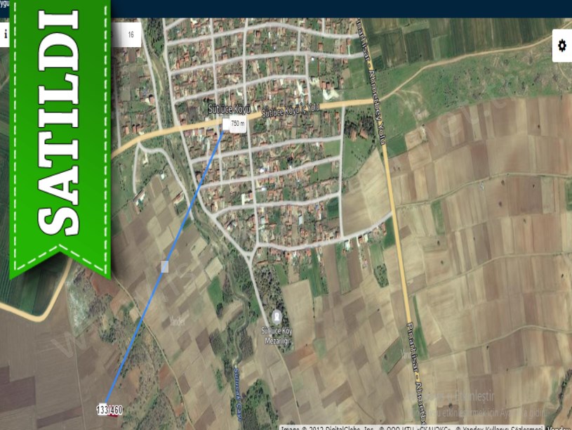 Kırklareli Pınarhisar Sütlüce,de Satılık Tarla , 944 M2 Yolu Var Müstakil