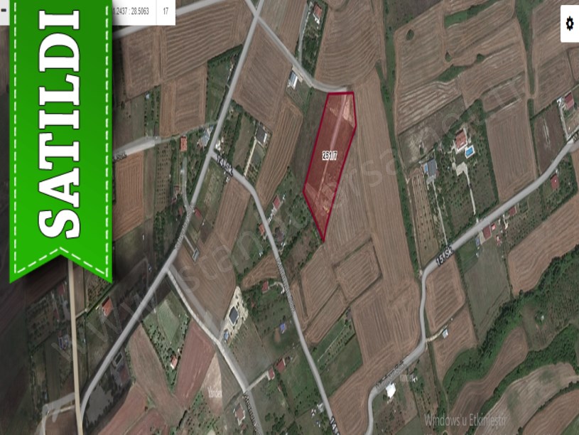Çatalca Kestanelikte Satılık Arsa , 523 M2 Evlerin Yakını Yolu Var
