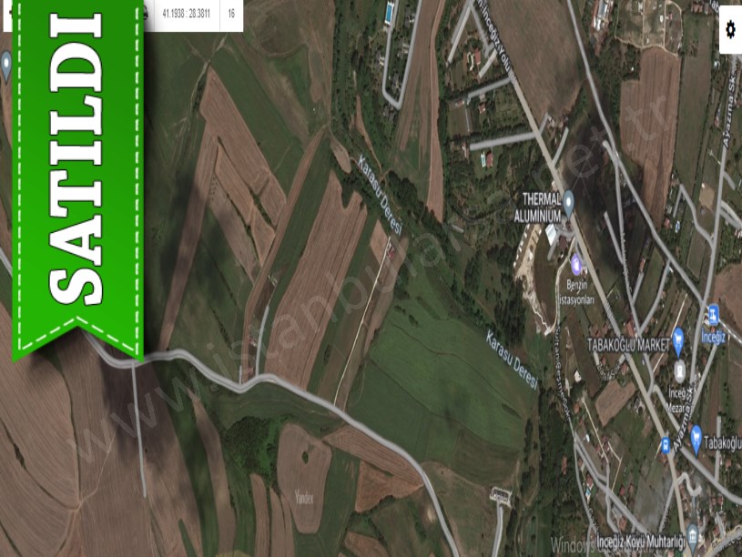 Çatalca İnceğizde Satılık Arsa , 675 M2 Hisseli 