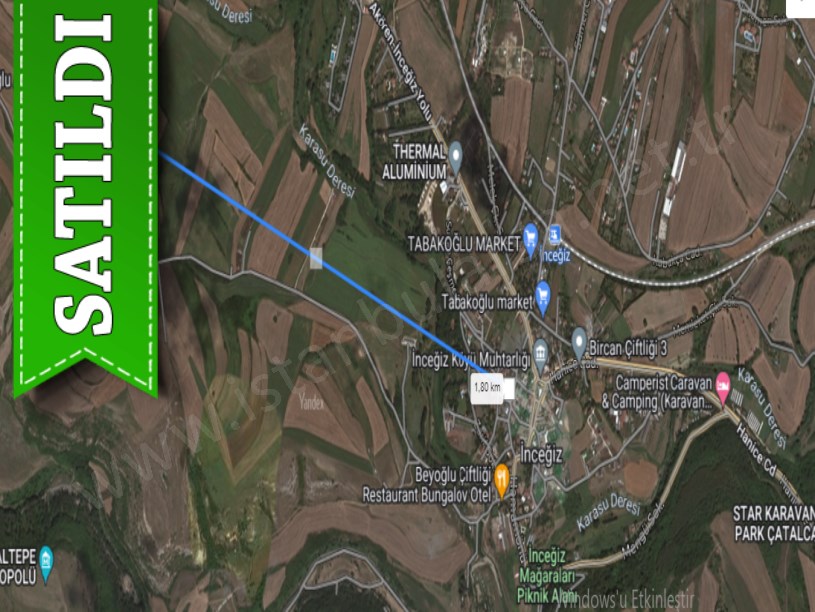 Çatalca İnceğizde Satılık Arsa , 675 M2 Hisseli 