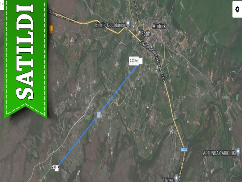 Çatalca Binkılıçta Satılık Arsa , 200 m2 Yolu Var İçinde Yapı Var 