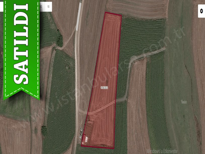 Çatalca Örcünlüde Satılık Arsa , 663 M2 Yolu Var 