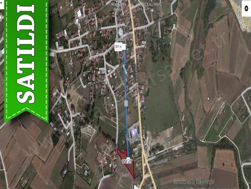 Çatalca Gökçealide Satılık Arsa , 721 M2 Evlerin Yakını Yola Cephe