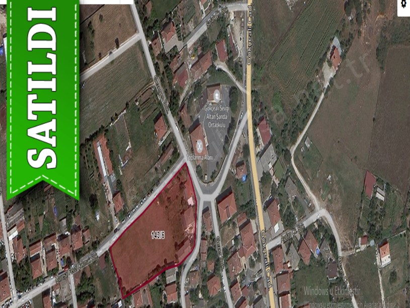 Çatalca Gökçealide Satılık Arsa , 783 M2 Merkezde 