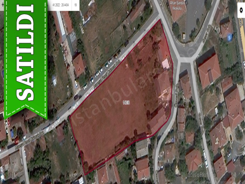 Çatalca Gökçealide Satılık Arsa , 783 M2 Merkezde 