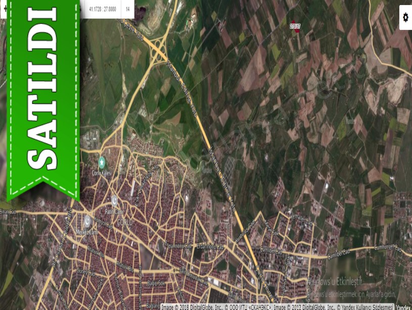 Tekirdağ Çorlu Kemalettin Mah. Satılık Arsa , 1000 M2 Hisseli