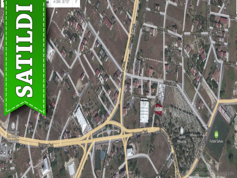 Arnavutköy Taşolukta Satılık Arsa , 463 M2 Caddeye Yakın Müstakil