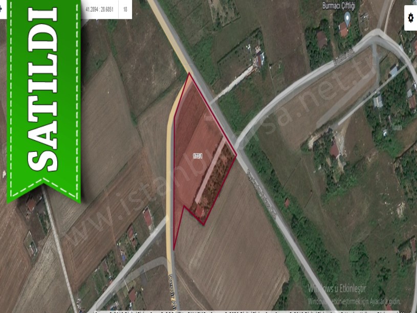 Arnavutköy Tayakadında Satılık Arsa , 455 M2 Cadde Cephe 