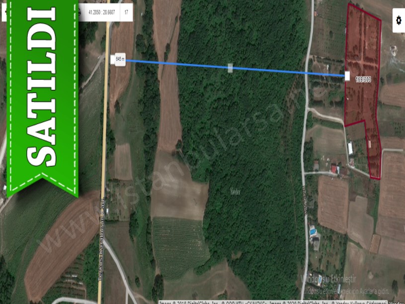 Arnavutköy Tayakadında Satılık Arsa , 212 M2 Yolu Var Evlerin Yakını