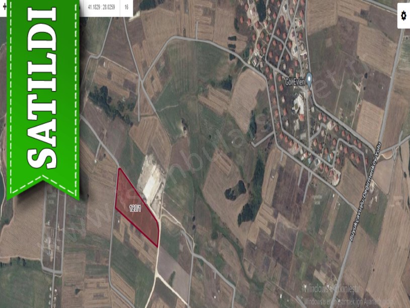 Silivri Çantada Satılık Arsa , 265 m2 Etrafı Çevrili