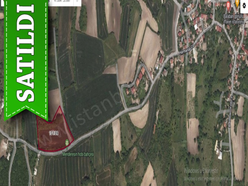 Arnavutköy Balabanda Satılık Arsa , 1,040 M2 Cadde Cephe