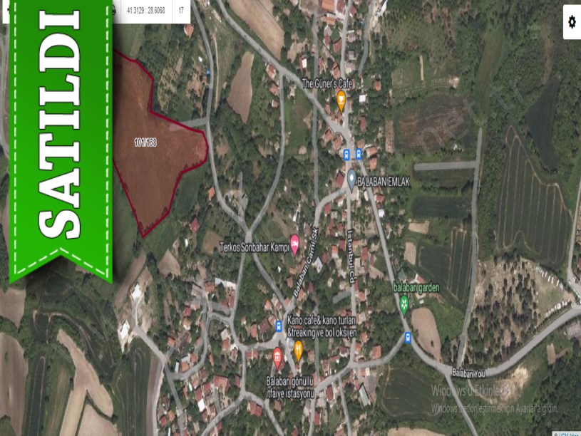 Arnavutköy Balabanda Satılık Arsa , 2 Dönüm Merkezde İmar İçi