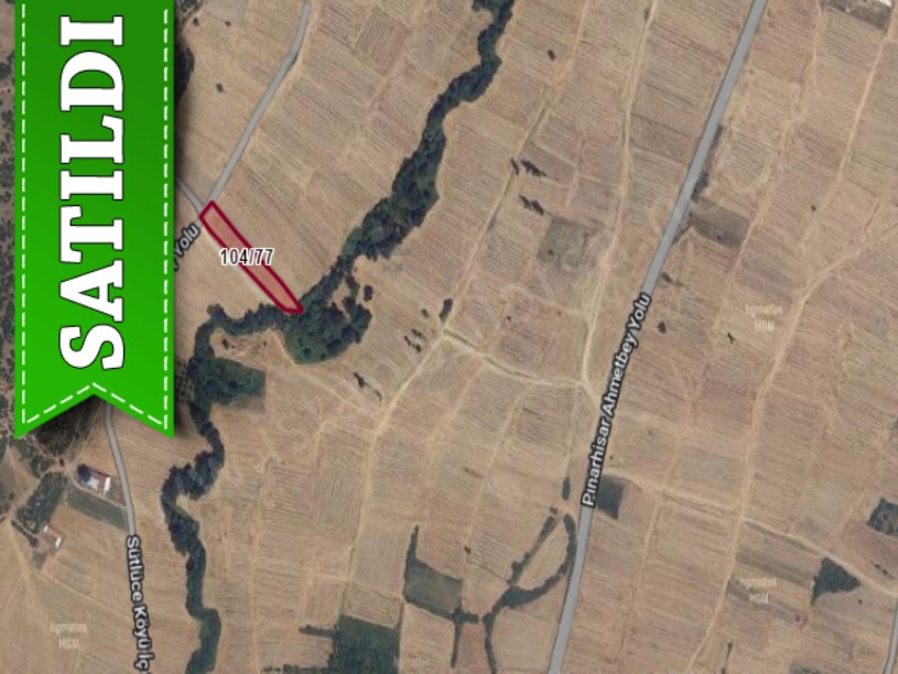 Kırklareli Pınarhisar Sütlüce,de Satılık Tarla , 3,526 M2 Asfalt Yola Cephe Müstakil