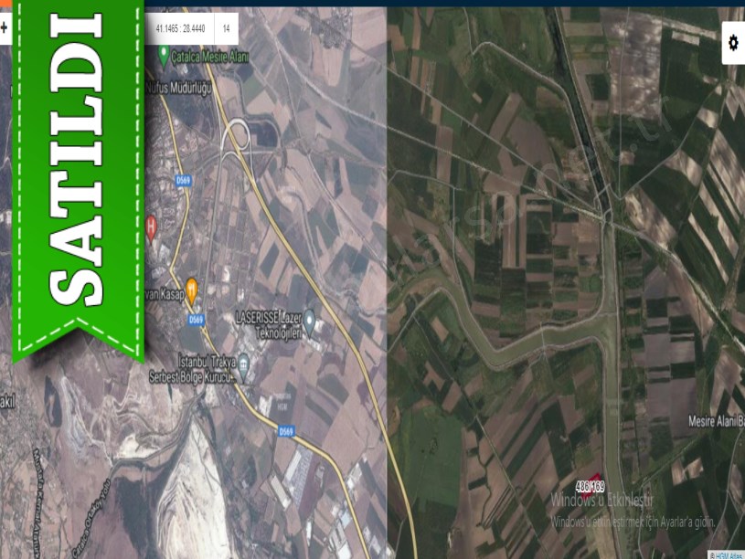 Çatalca Ferhatpaşada Satılık Arsa , 727 m2 Hisseli 