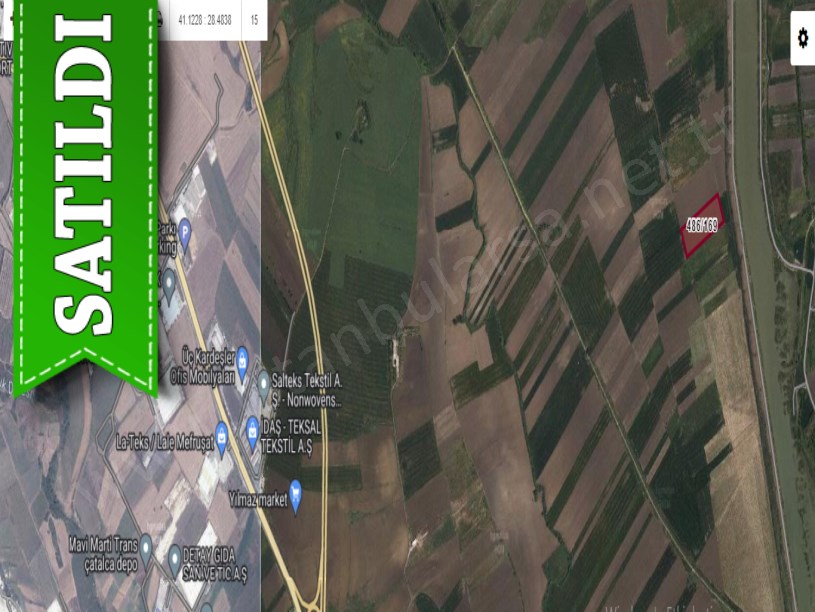 Çatalca Ferhatpaşada Satılık Arsa , 727 m2 Hisseli 